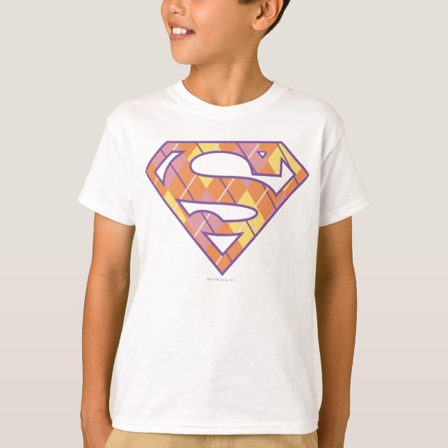 Supergirl Argyle Logo T-Shirt (Front)