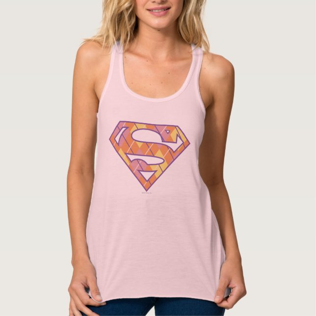 Supergirl Argyle Logo Tank Top (Front)
