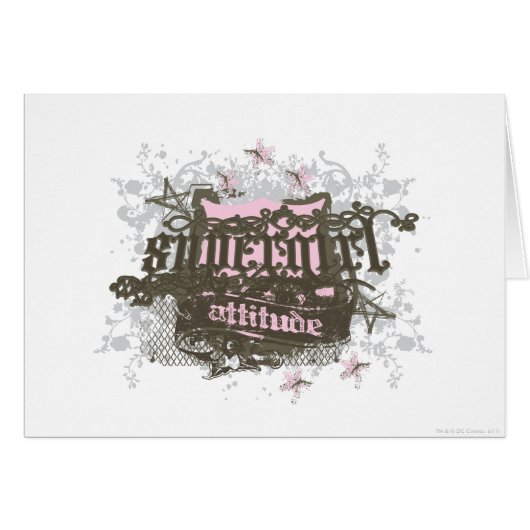 Supergirl Attitude Cards (Front Horizontal)