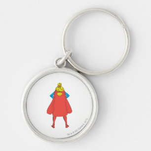 Supergirl Back View Keychain