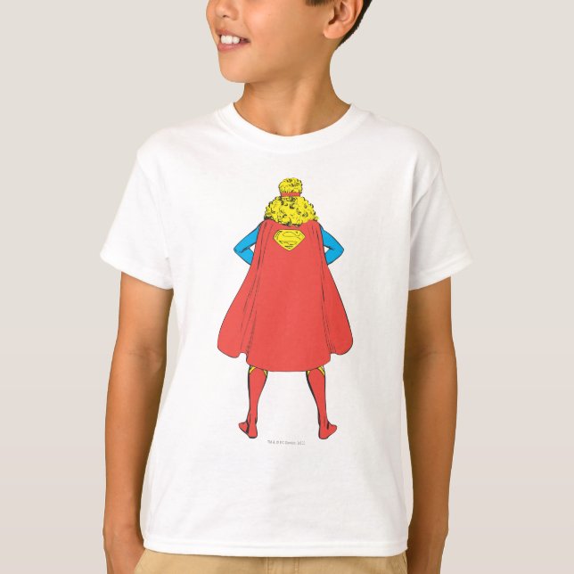 Supergirl Back View T-Shirt (Front)