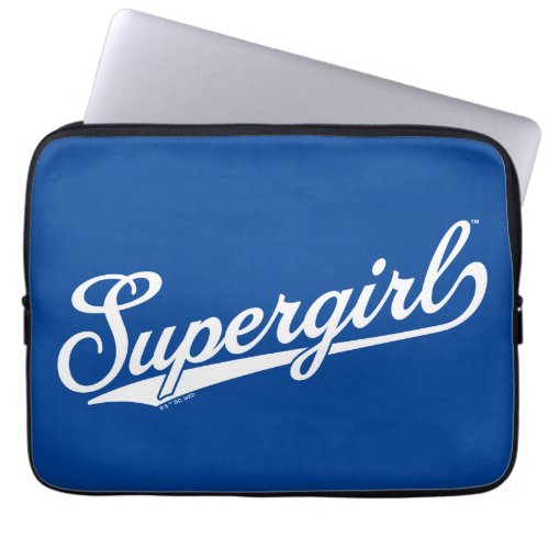 Supergirl Baseball All_Star Name Logo Laptop Sleeve
