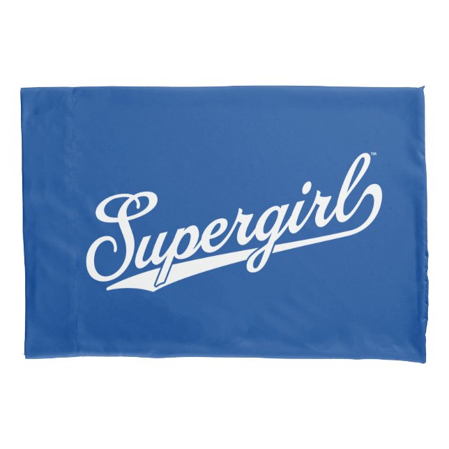 Supergirl Baseball All-Star Name Logo Pillow Case (Front)