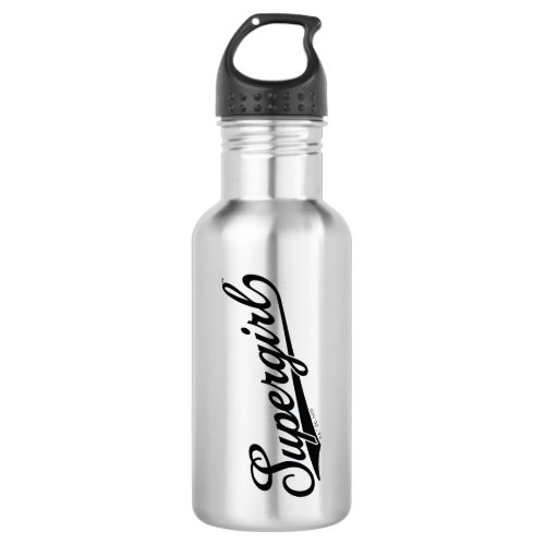 Supergirl Baseball All_Star Name Logo Stainless Steel Water Bottle
