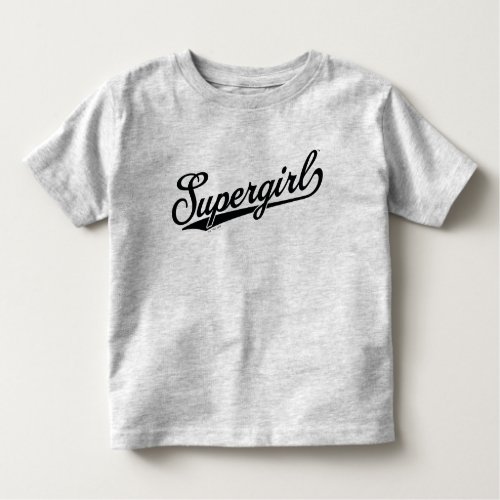 Supergirl Baseball All_Star Name Logo Toddler T_shirt