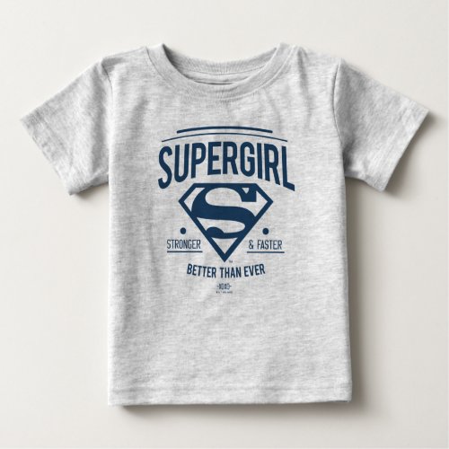 Supergirl Better Than Ever Retro Graphic Baby T_Shirt