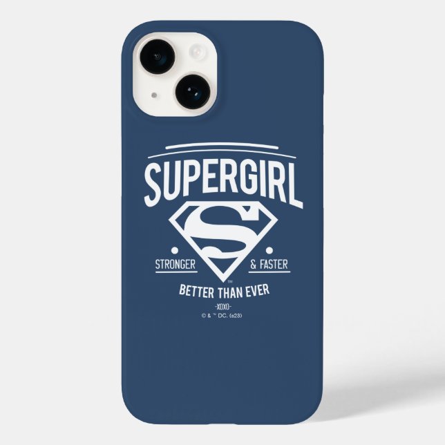 Supergirl Better Than Ever Retro Graphic Case-Mate iPhone Case (Back)