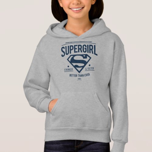 Supergirl Better Than Ever Retro Graphic Hoodie
