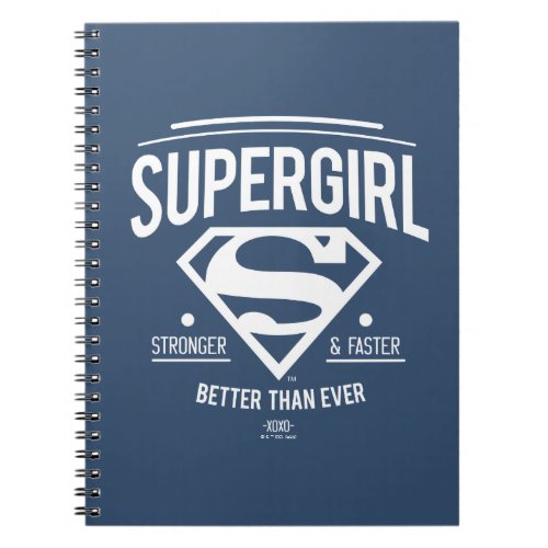 Supergirl Better Than Ever Retro Graphic Notebook