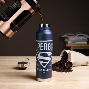 Supergirl Better Than Ever Retro Graphic Water Bottle