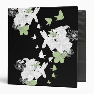 Supergirl Birds and Feathers Binder