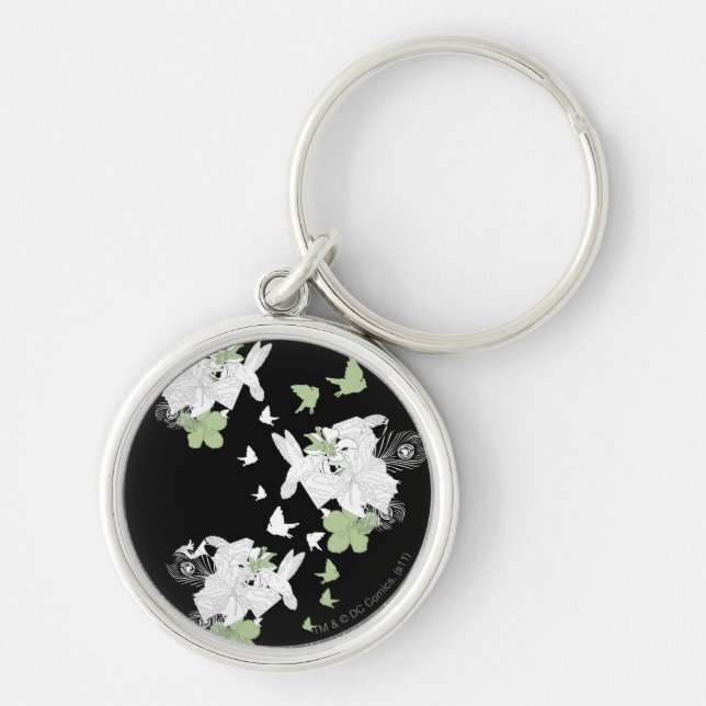 Supergirl Birds and Feathers Keychain (Front)