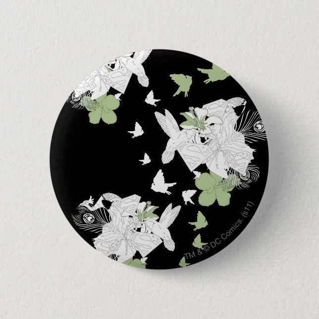 Supergirl Birds and Feathers Pinback Button (Front)