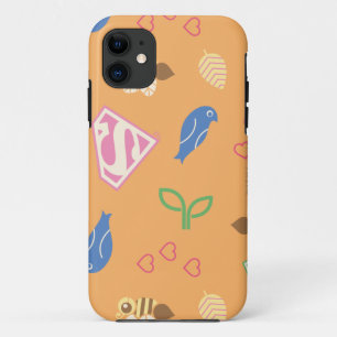 Supergirl Birds & the Bees Orange iPhone 11 Case