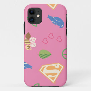Supergirl Birds & the Bees Pink iPhone 11 Case