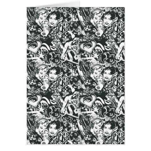 Supergirl Black and White Collage (Front)