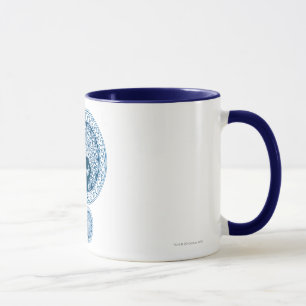 Supergirl Blue Circle Design Mug