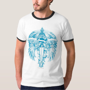 Supergirl Blue Wings T-Shirt