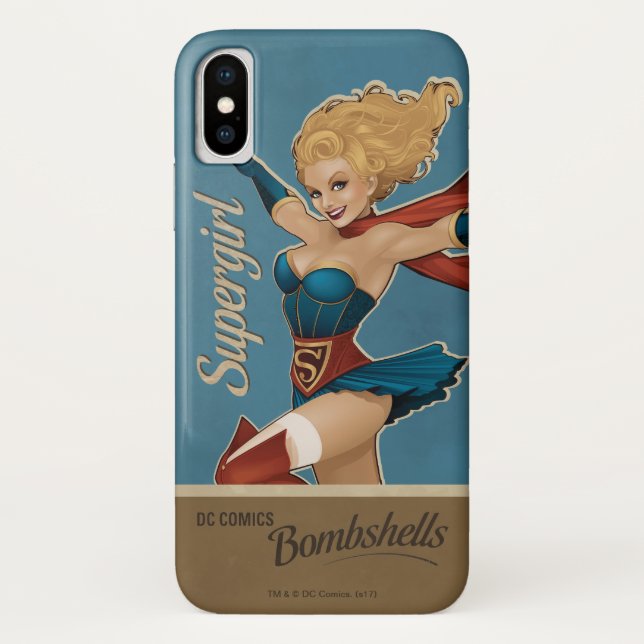 Supergirl Bombshell Case-Mate iPhone Case (Back)