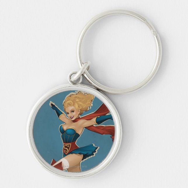 Supergirl Bombshell Keychain (Front)
