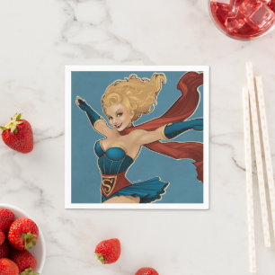 Supergirl Bombshell Napkins