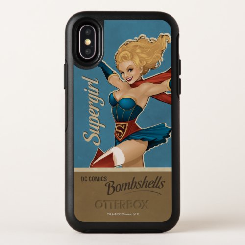 Supergirl Bombshell OtterBox Symmetry iPhone X Case