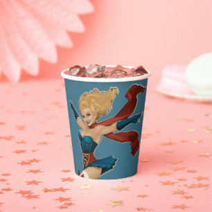 Supergirl Bombshell Paper Cups