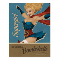 Supergirl Bombshell Postcard