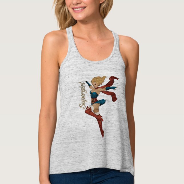 Supergirl Bombshell Tank Top (Front)