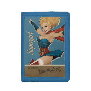 Supergirl Bombshell Tri-fold Wallet