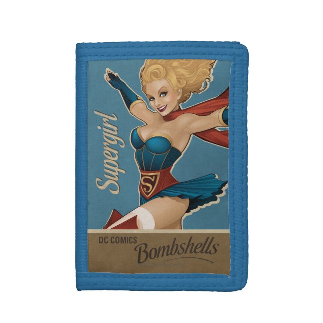 Supergirl Bombshell Tri-fold Wallet (Front Vertical)