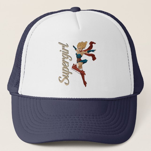 Supergirl Bombshell Trucker Hat (Front)