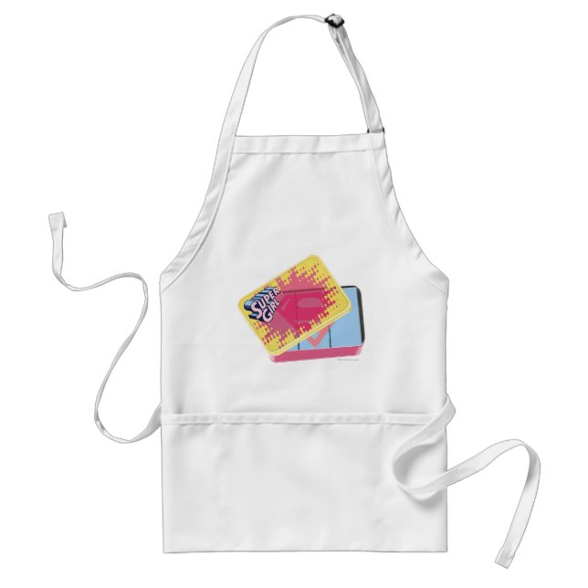 Supergirl Box Adult Apron (Front)