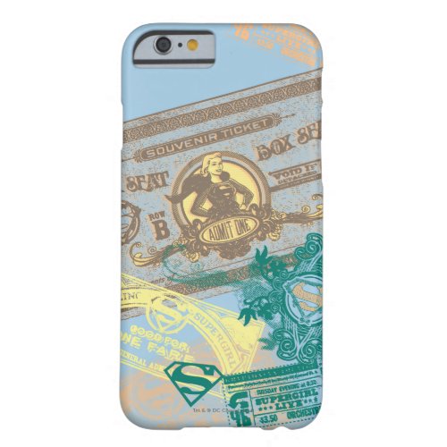 Supergirl Box Seat Blue Barely There iPhone 6 Case