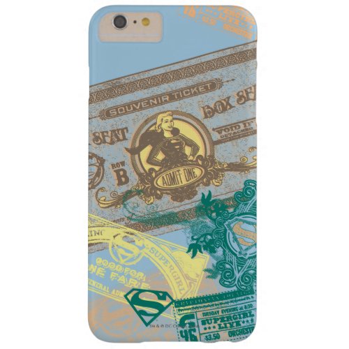 Supergirl Box Seat Blue Barely There iPhone 6 Plus Case