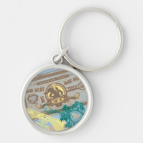 Supergirl Box Seat Blue Keychain