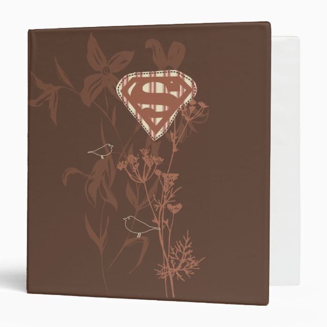 Supergirl Brown Bird Binder (Front/Inside)