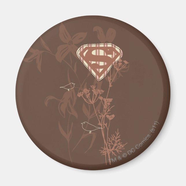 Supergirl Brown Bird Magnet (Front)