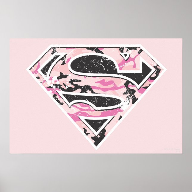 Supergirl Camouflage Logo Poster (Front)