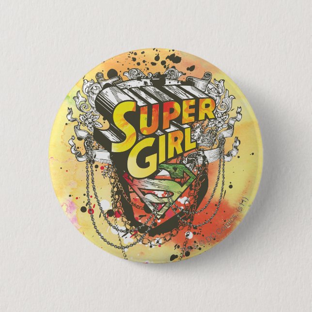 Supergirl Chains Button (Front)