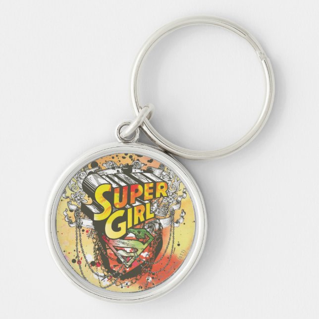 Supergirl Chains Keychain (Front)