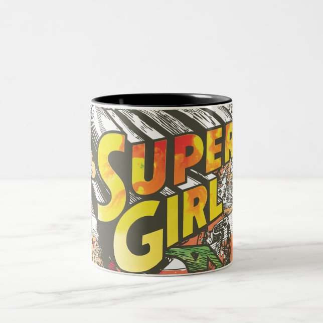 Supergirl Chains Two-Tone Coffee Mug (Center)