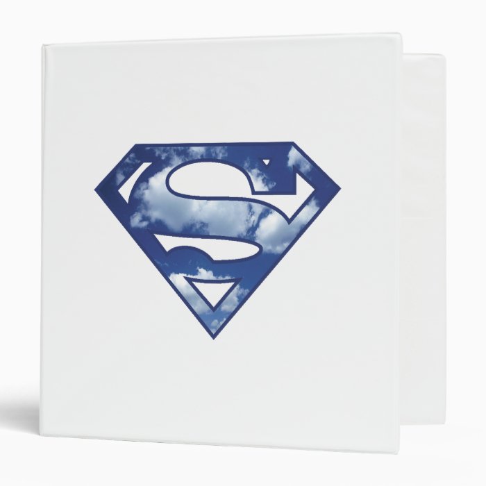 Supergirl Cloud Logo 3 Ring Binder