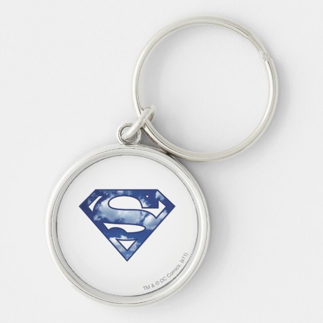 Supergirl Cloud Logo Keychain (Front)