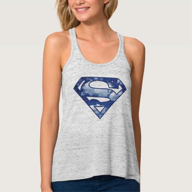 Supergirl Cloud Logo Tank Top (Front)