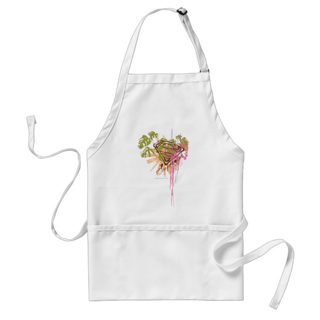 Supergirl Color Splash Adult Apron (Front)