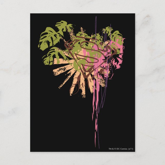 Supergirl Color Splash Postcard (Front)