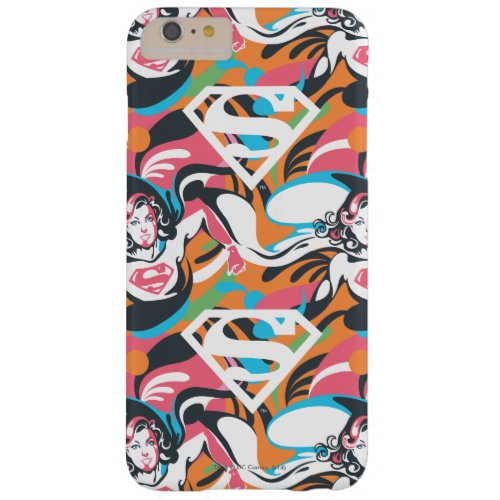 Supergirl Color Splash Swirls Pattern 4 Barely There iPhone 6 Plus Case