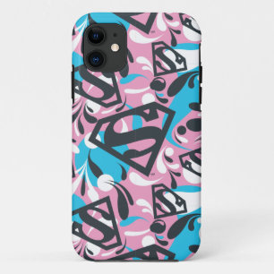 Supergirl Color Splash Swirls Pattern 6 iPhone 11 Case