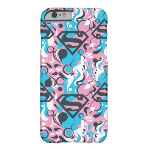Supergirl Color Splash Swirls Pattern 7 Barely There iPhone 6 Case